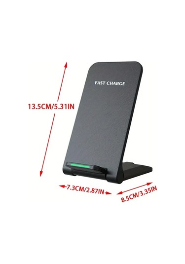 Elmpaly Beyaz Kablosuz Şarj İstasyonu Katlanır Telefon Standı İphone Samsung