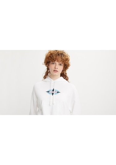 Levi's Graphic Laundry Day Hoodie Beyaz