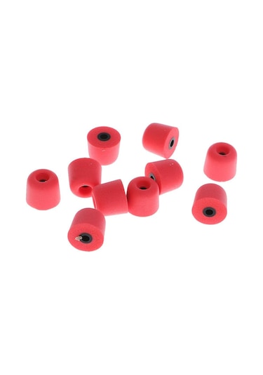 Hafızalı Köpük Kulak Tıkacı, Kulak İçi Kulaklıklar İçin Kulak Tıkacı Uçları 3.0 Mm Kırmızı