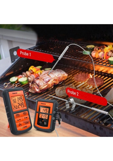 ThermoPro TP-08C Kablosuz Alarmlı Saplamalı Gıda Termometresi