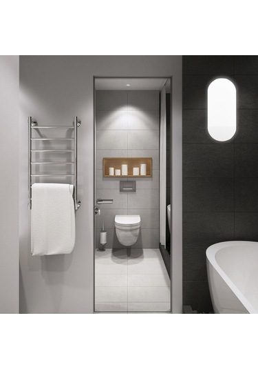 Jeemson 8w 6500k Led Duvar Lambası, Radar Tespitli, Su Geçirmez, Ev Koridor/merdiven Işığı, 5m Algılama Mesafesi Diğer