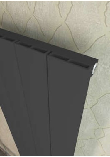 Warma Drama Dikey Alüminyum Radyatör 375x1800 Pütürlü Beyaz Ral 9016