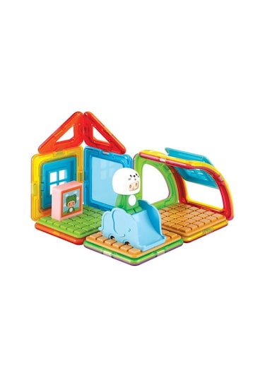 Magformers Mıknatıslı Cube Houseset - Frog - 20 Parça