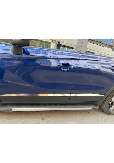 Opel Crossland Yan Kapı Çıtası 4 Parça Paslanmaz Çelik