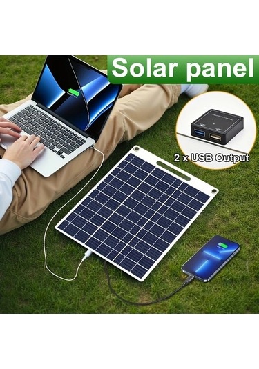 Besthome1 Dream011 Solar Model C 30x25 1cm Usb Güneş Paneli Taşınabilir Şarj Cihazı Telefon İçin Açık Hava Kamp