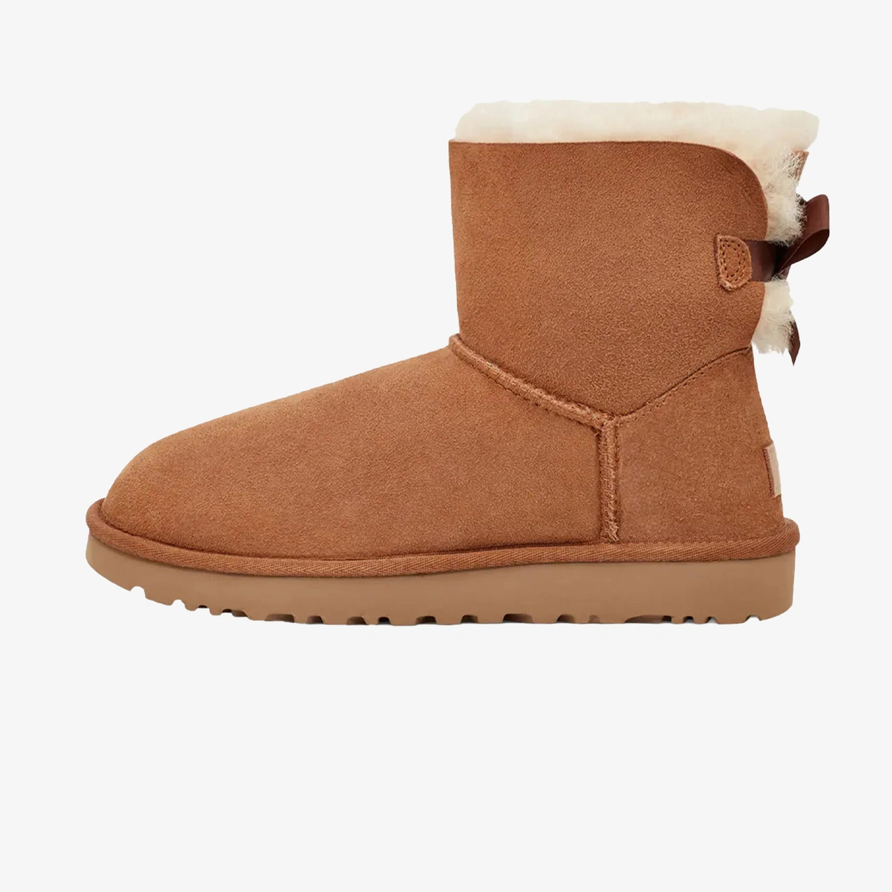 Ugg Mini Bailey Bow Kadın Kahverengi Bot 1016501 Kahverengi