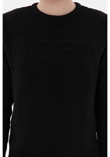 U.s. Polo Assn. Erkek Siyah Kazak /triko 50293089-vr046 Siyah