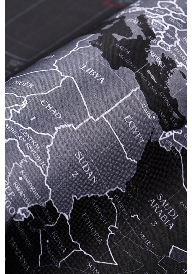 Dalong Dünya Desenli 90x40 Cm Büyük Boy Mouse Pad