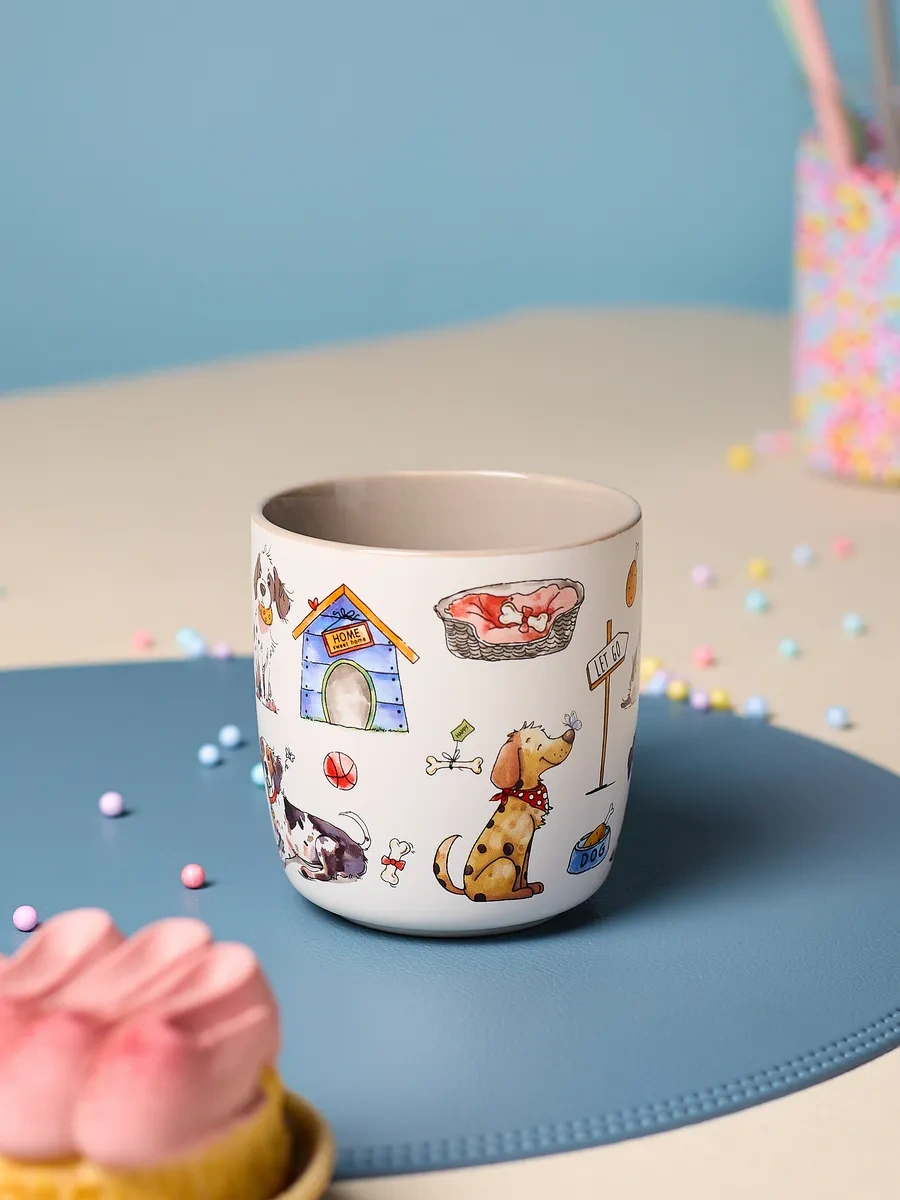 Lefard Çay Ve Kahve İçin Porselen Kupa "veselkiye Druzy" 400 Ml 314614828 Beyaz