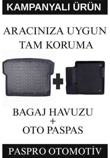 Renault Symbol 2013+ 3d Havuzlu Paspas Siyah +renault Symbol Clio Symbol 2008-2012