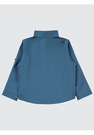 Civil Boys Erkek Çocuk Tişörtlü Gömlek 2-5 Yaş İndigo İndigo