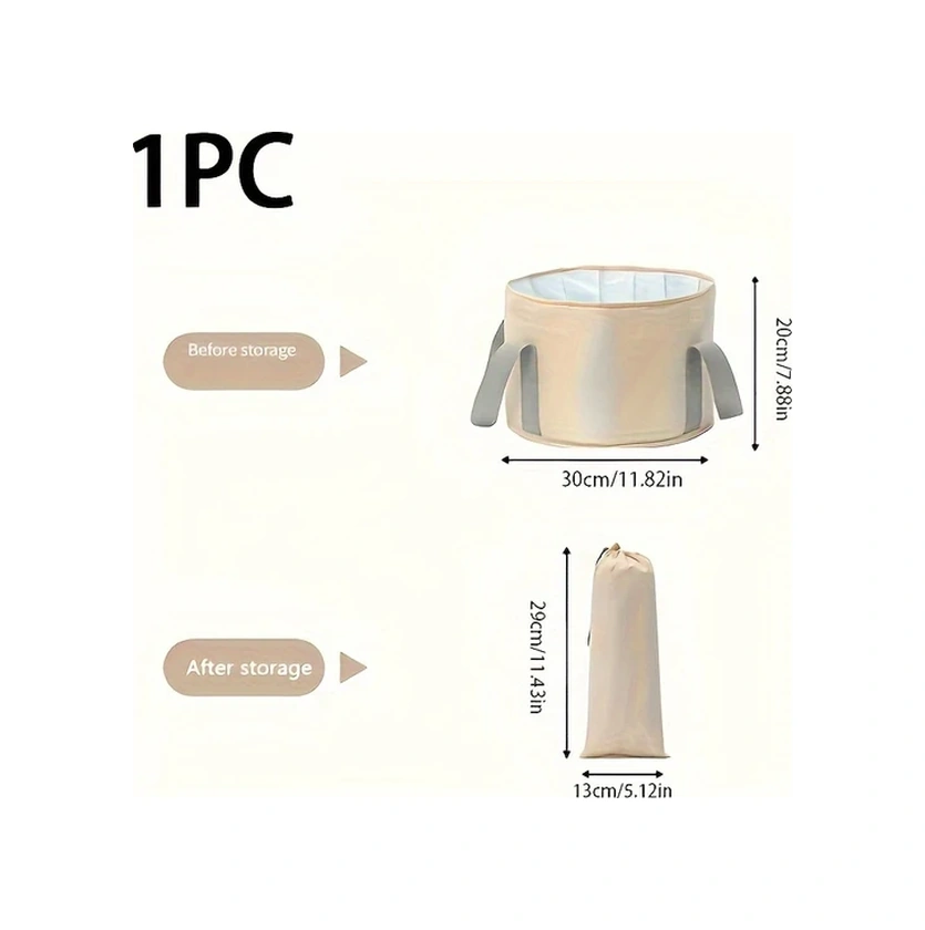 Topshop1 Katlanır Portakal Pembe 5 Kat Yalıtımlı Ayak Küveti - Seyahat & Kamp