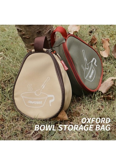 Maoyaya Kampanya Piknik Çantası - Oxford Kumaş Haki Haki