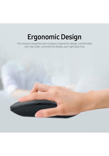 Lemestar Kablosuz Klavye & Mouse Seti - 2.4ghz, 1200dpı, Ergonomik, Usb Alıcı Paylaşımı, Ofis Ve Ev Kullanımı İçin