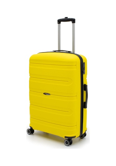 Artemis Üçlü Polipropilen Pp &kırılmaz 3'lü Valiz&bavul Seti Sarı