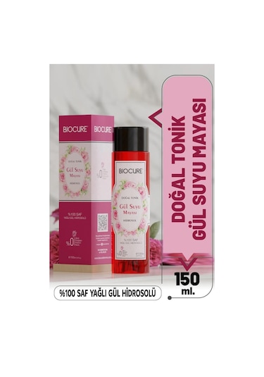 Biocure Aydınlatıcı ve Gözenek Sıkılaştırıcı Gül Suyu Mayası 150 ML
