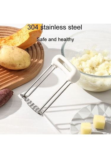 Dancemonkey Cbtx Paslanmaz Çelik Patates Püresi Ezici Ev Ek Pres Patates Sıkma Makinası Sarı Sarı
