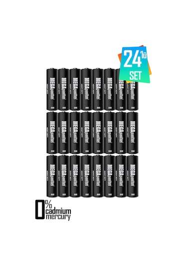 24lü Aaa R03 İnce Kalem Pil Kumanda Pili Zn-c 1.5v