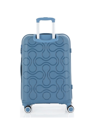 Mçs Polipropilen 3lü Valiz Seti Büyük & Kabin & Makyaj V376 S23sy1000053-set 10227 Sky Blue