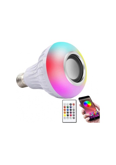 Bluetooth Hoparlör Akıllı Led Ampul Lamba 5365