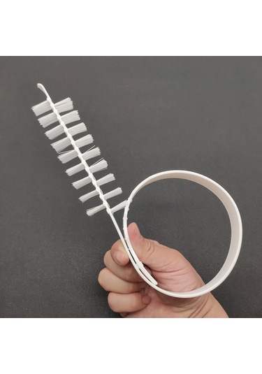 Fosenze Beyaz Nylon Çamaşır Makinesi Temizlik Fırçası - 60cm Uzun, Esnek, Etkili Temizleme - Drum, Fırın Ve Ev Aletleri İçin Uygun