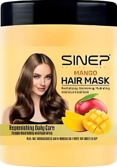Sinep Mango Kuru Yıpranmış Ve Cansız Saçlar İçin Saç Maskesi 1 L