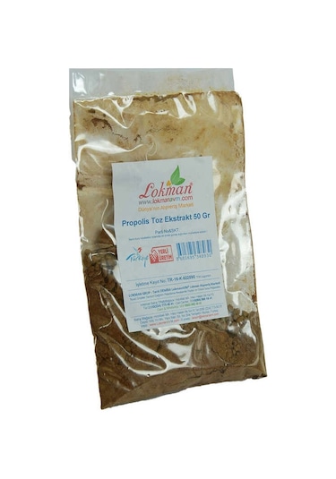 Propolis Ekstrakt Öğütülmüş Toz 50 Gr Paket