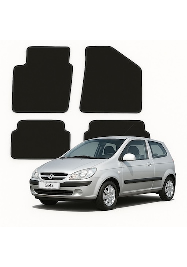 Hyundai Getz Tam Uyumlu Özel Kesim Lüx Oto Halı Paspas