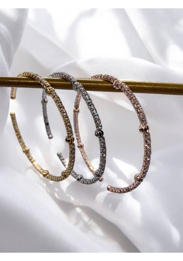 3 Renk Dorikalı Kadın Kelepçe Bileklik