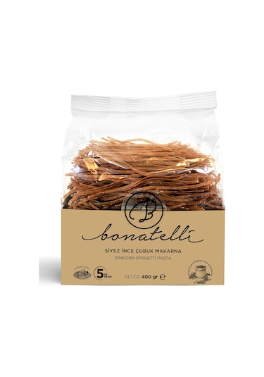 Bonatelli Siyez İnce Çubuk Makarna 400 G