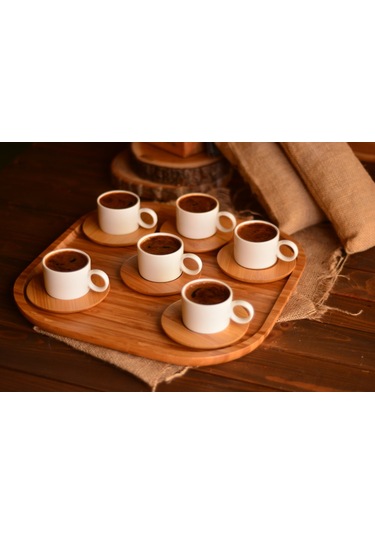 Bambum Mocha Kare Tepsi 33.5 x 33.5 x 1.8 CM