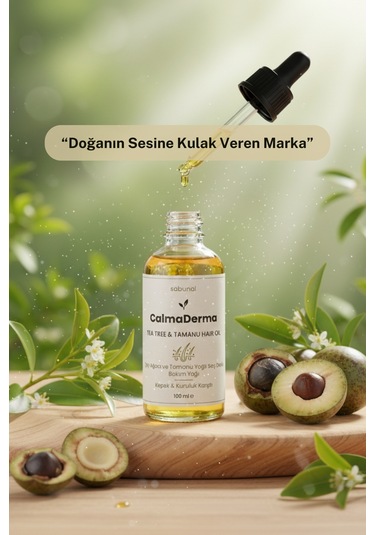Calmaderma Kepek & Ferahlık 100 Ml - Çay Ağacı & Tamanu Saç Bakım Yağı