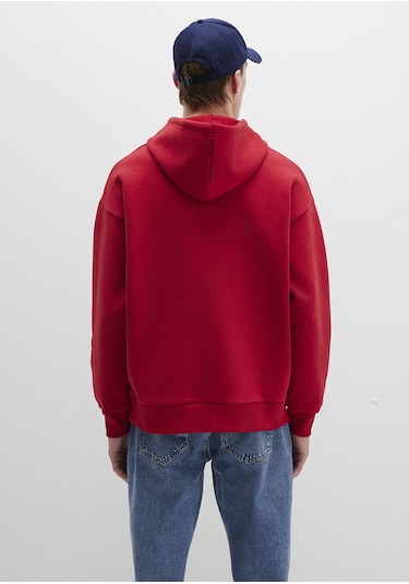 Mavi - Mavi Logo Baskılı Kırmızı Sweatshirt 067149-70464 Kırmızı (555249453) Kırmızı