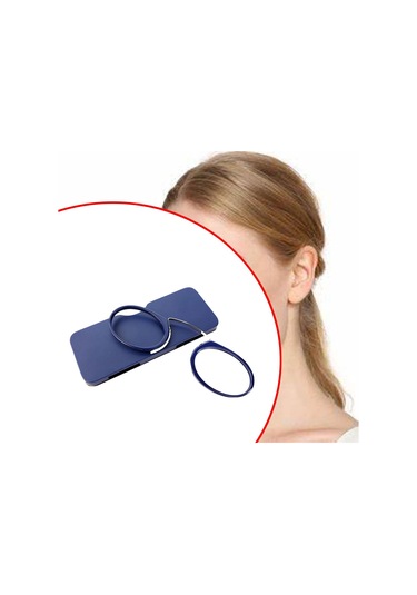 Suntek Mini Kolsuz Okuma Gözlüğü Seyahat İçin Şık Burun Klipsli