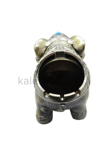 Swarovski Taşlı Fil Masaüstü Küllük - Gizli Hazneli Masaüstü Hedi