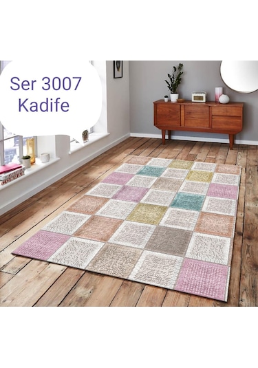 Leke Tutmaz Ipek Kadife Kumaş Halı Örtüleri (387276232)