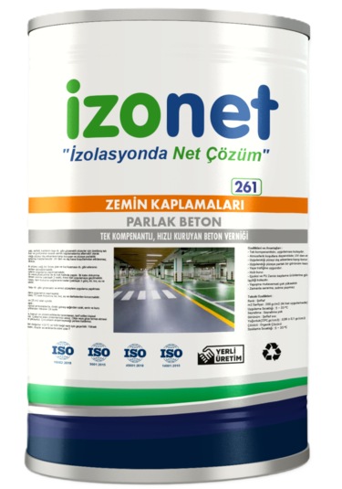 İzonet 261 Parlak Beton 3,5 Kg