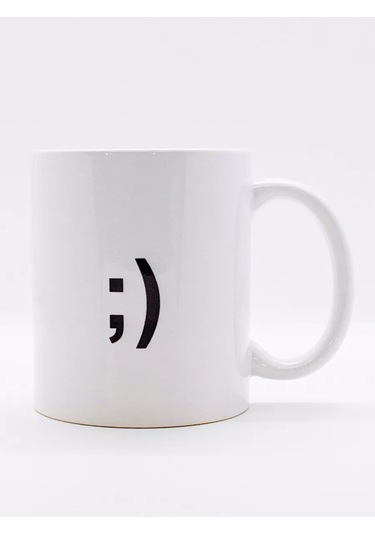 Suvenirs Komik Tasarımlı Çay Fincanı 232485245 Beyaz