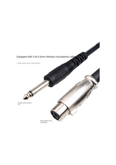 Anahtarlı Metal Dinamik Kablolu Mikrofon, Ev Sahne Karaoke Kablolu Mikrofon