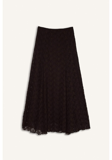 Defacto A Kesim Dantel Maxi Etek G2389ax25aubn340 Kahve