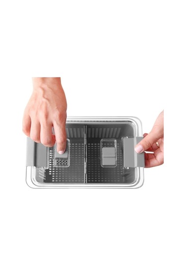 Bayev Lüks Buzdolabı Içi Sebze Meyve Düzenleyici 3 Boy Organizer Şeffaf