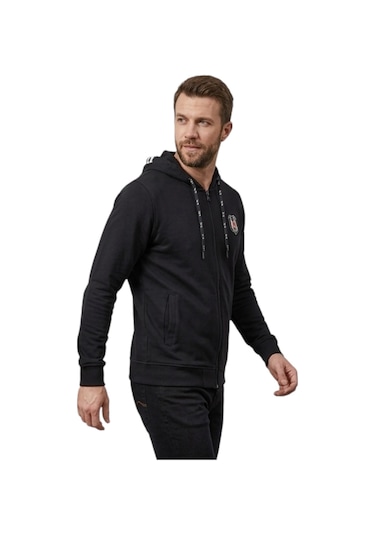 Beşiktaş Lisanslı Spor Okulları Siyah Yetişkin Sweat
