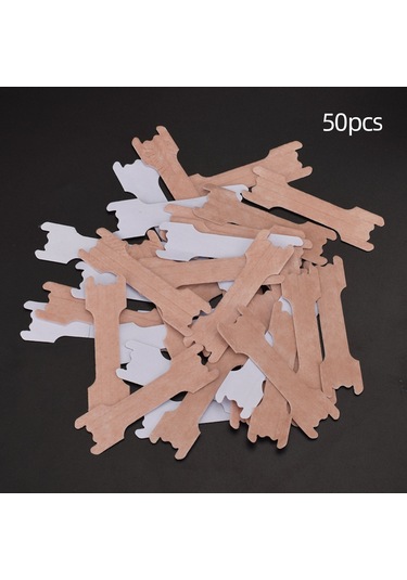 Mufunye Bej Renkli 50 Adet Non-woven Malzemeden Üretilmiş Horlama Önleyici Bant, Yaklaşık 7x5.5x1.3cm Boyutunda