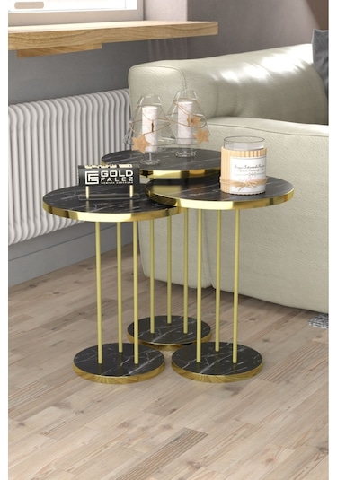 Zigon Sehpa Terra Bendir Gold