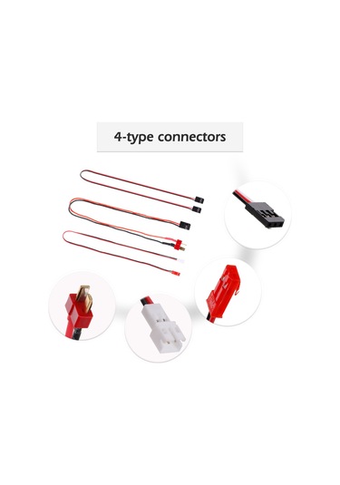 Ximistore9 Rc Tırmanış Araçları İçin 3'lü Uzatma Kablosu Seti - Jst Ph2.0mm Bağlantı