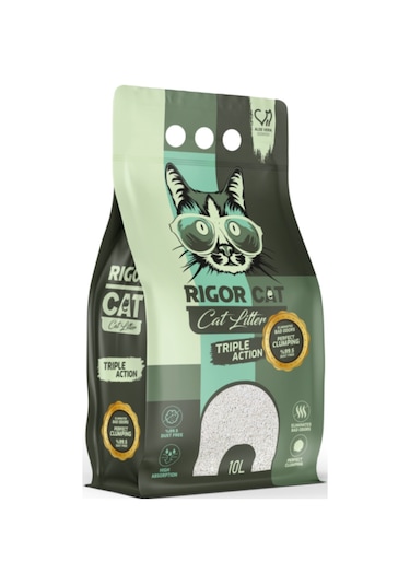 Rigor Cat Aloe Vera Kokulu Bentonit Kedi Kumu 10 Litre