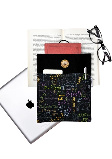 Kitap Kılıfı / Tablet Kılıfı / Çok Amaçlı Kılıf Matematik,formül Siyah
