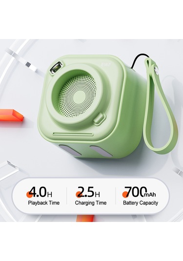 Ewa A132 Kablosuz Stereo Subwoofer V5.0 Bluetooth Taşıma Askılı (CE Sertifikalı) Hoparlör