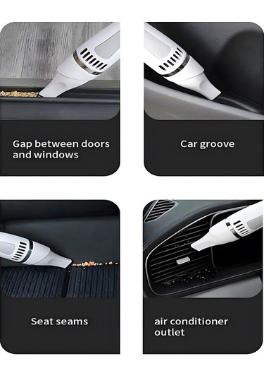 Prestigegoods Kablosuz Elektrikli Toz Toplayıcı - Mobilya, Perde, Klavye Ve Araç Temizliği İçin Pratik Fırça