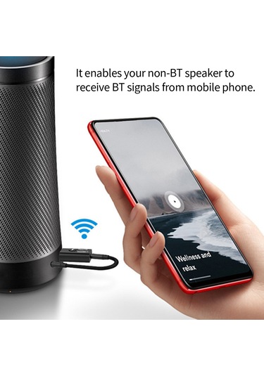 Jeehugo Yet-tr6 Siyah Bluetooth 5.0 Alıcı-verici, Usb Ve 3.5mm Aux İle Tv/pc/ Telefon Sesini Kablosuz Aktar, 8m Menzil, Plug & Play